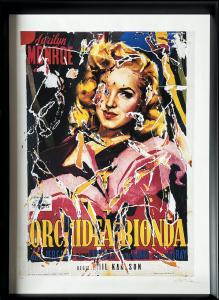 Orchidea bionda - Mimmo Rotella (1918-2006)